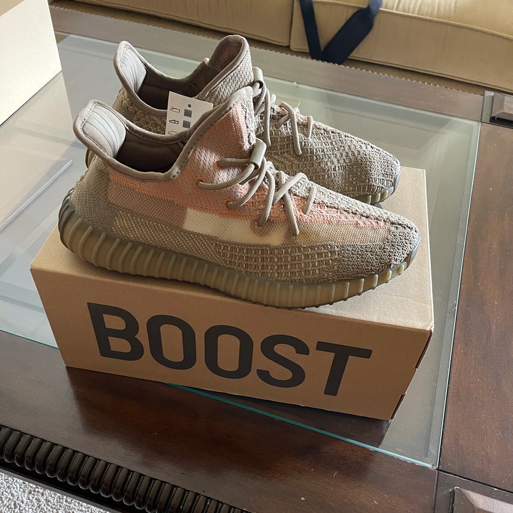 Authentic yeezy boost 350 v2 sand taupe